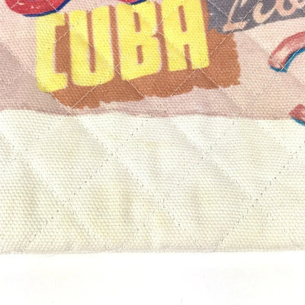 CHANEL Pink Canvas Pouch